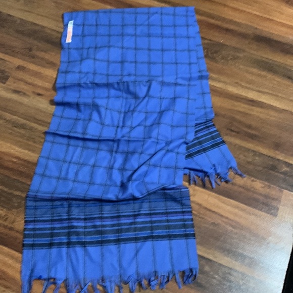 Pendleton Accessories - Pendleton Beautiful blue vintage wool scarf wrap or sash 20” wide by 80” long